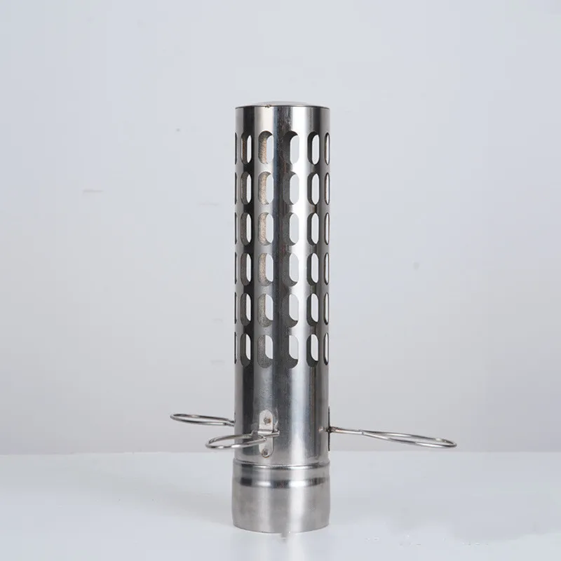 Outdoor Stainless Steel Chimney Bend Straight Pipe Fire Star Chimney Camping Wood Stove Accessories Smoke Pipe Tent Smoke Pipe - Image 4