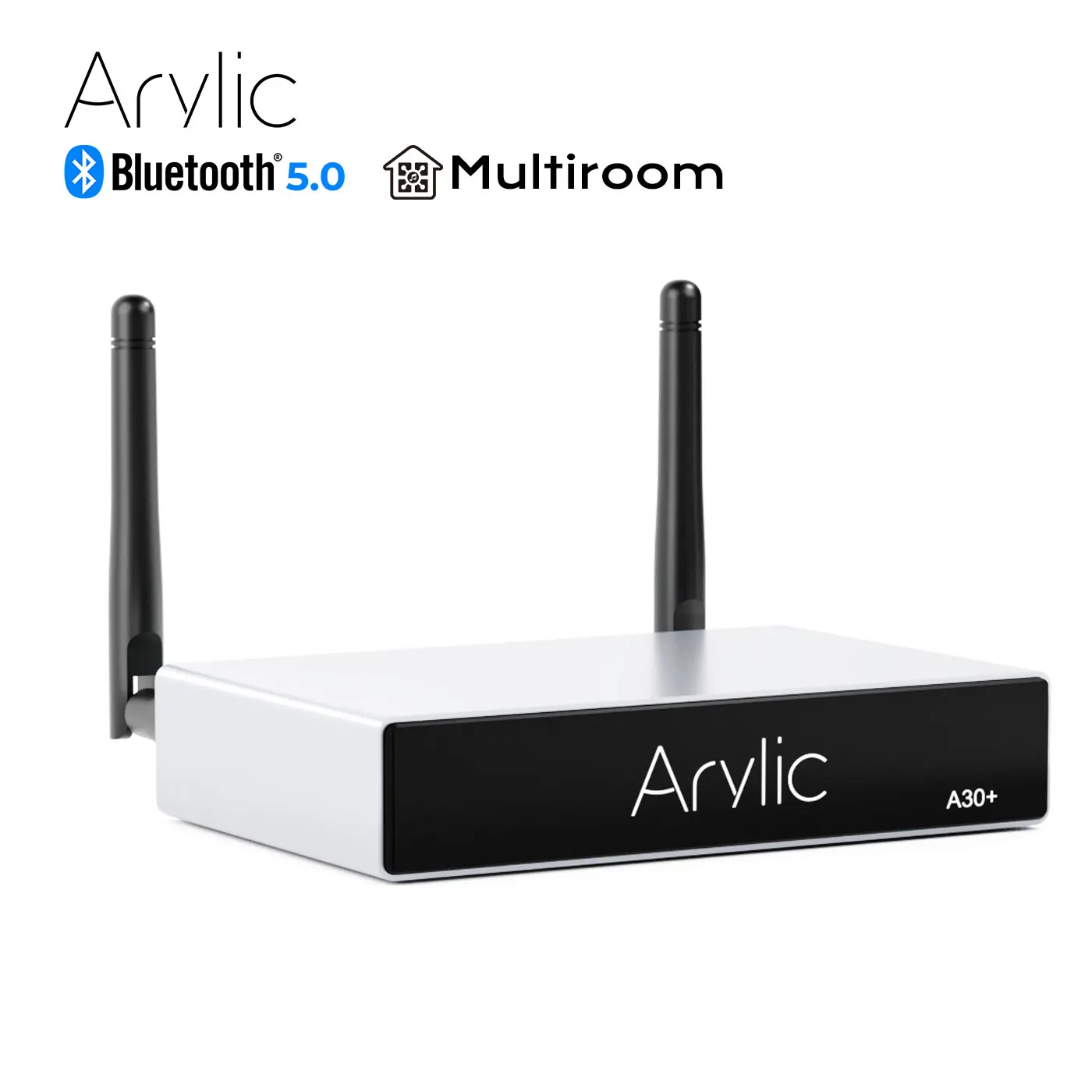 Arylic A30+ WiFi and Bluetooth 5.0 Sound Power Amplifier 30Wx2 Mini HiFi Stereo Wireless Audio Amplifier Home Digital Multiroom