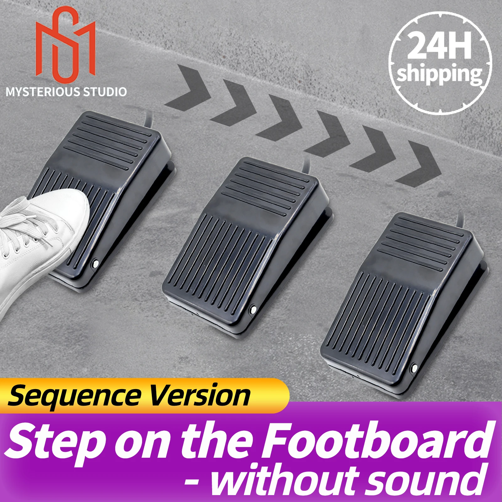 

Mysterious Studio Secret room Escape Game Mechanism Props Electronic Puzzle superb 1987 GY Step On Foot Switches Sequence