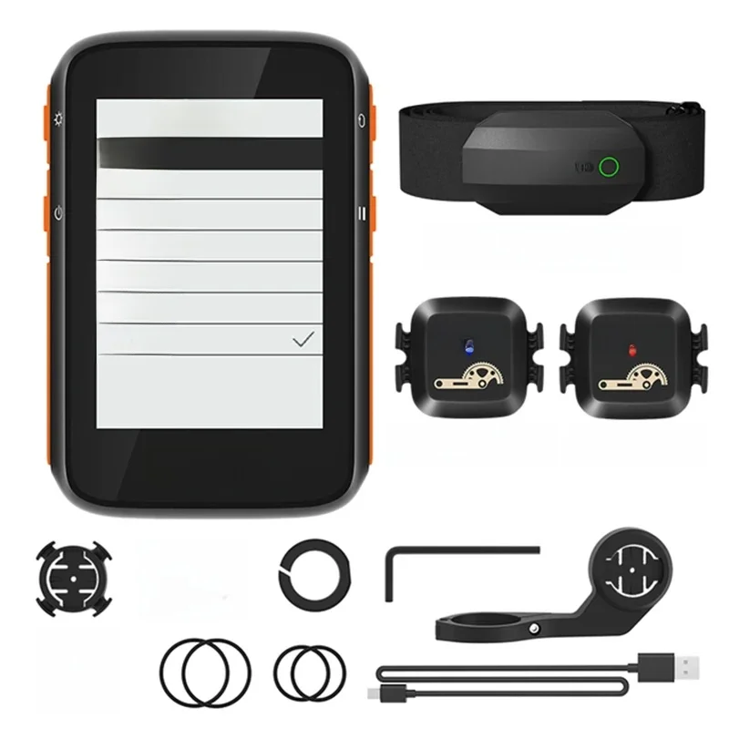 AliExpress Coospo BC200 GPS Bike Computer 2.4inch ANT+Bluetooth5.0 Bicycle Speedometer Odometer Multi-Language Cycling Support Holder