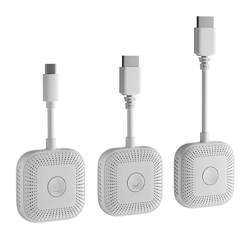 50-metrowy bezprzewodowy nadajnik i odbiornik wideo HDMI typu C Adapter wyświetlacza TV Stick do kamery PC Laptop do projektora TV — 2