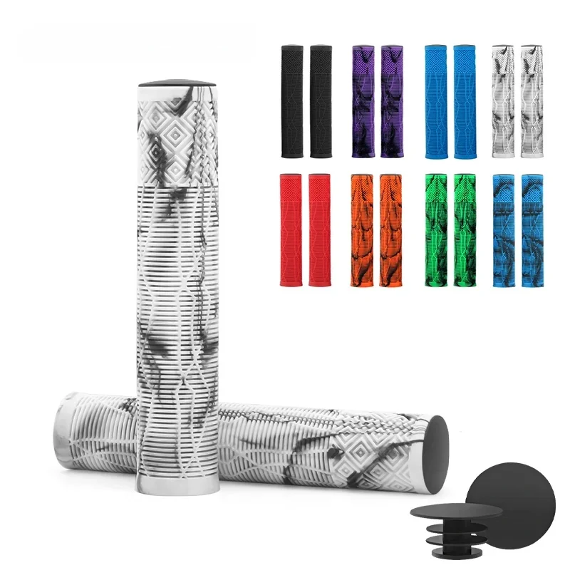 AliExpress riderace RIDERACE 165mm Bicycle Grips Lengthening Non-Slip Soft Rubber Bike Handlebar Cover For 22.2mm Scooter BMX Mtb Handle Bars