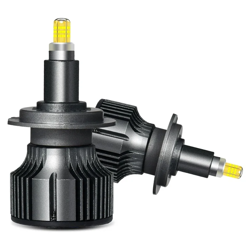 Superhelle Kupfersäule 360-Grad-LED-Scheinwerferlampen H1 H7 H11 H8 9005 9006 9012 60 W 60000LM 6000L Autolichter