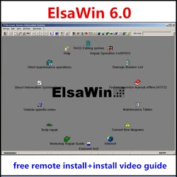 El último Software de reparación de automóviles ElsaWin 6,0 para Au/di, V/W, sko-da, se-at Elsa Win 6,0, Manual de reparación de servicio de automóviles, Ayuda de instalación gratuita