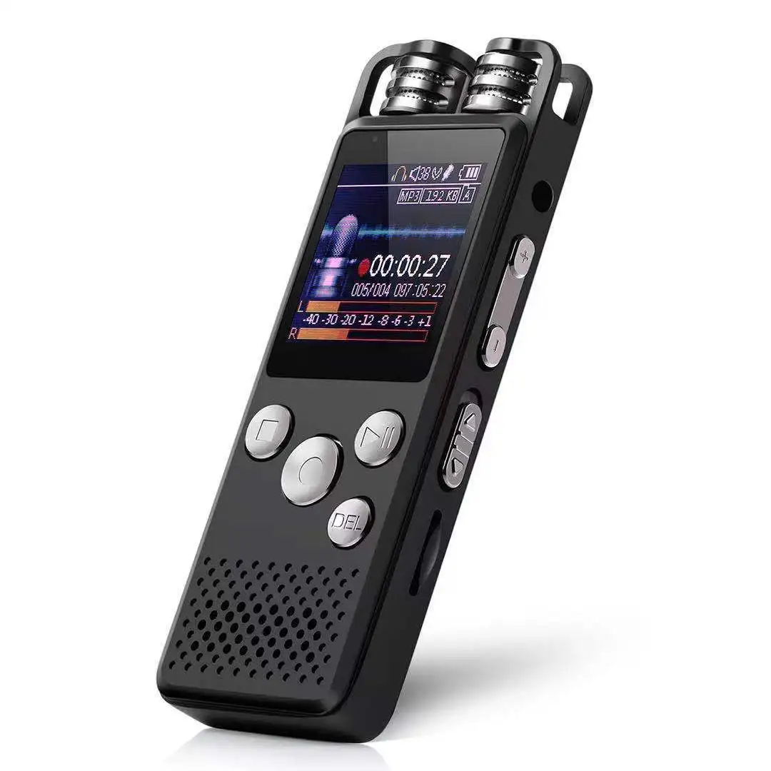 Professional Voice Activated Digital Audio Voice Recorder 8GB 16GB 32G USB Pen Non-Stop 80hr Recording PCM Support TF-Card