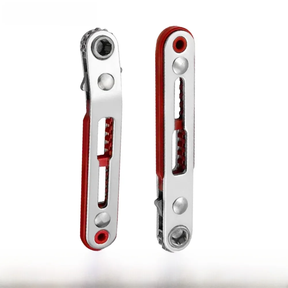 Tournevis à cliquet multifonctionnel bidirectionnel avant et arrière, clé à tête plate coudée, outil de tournevis à fente croisée