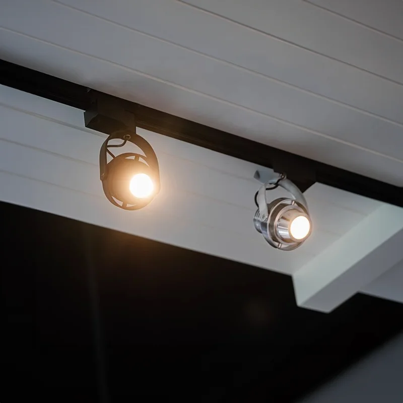 Clothing Store Rail Track Lamps Bar LED Spotlights Background Wall Display Shot Light LED Outfit Long Rod Ceiling Spotlights E27