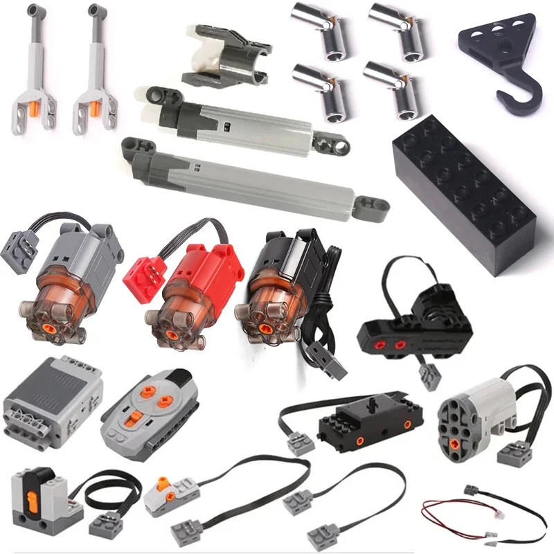 MOC 61927 92693 pièces de tige de poussée Joint universel 88002 80003 PF M moteur Servo blocs de construction compatibles avec les jouets en briques LEGO