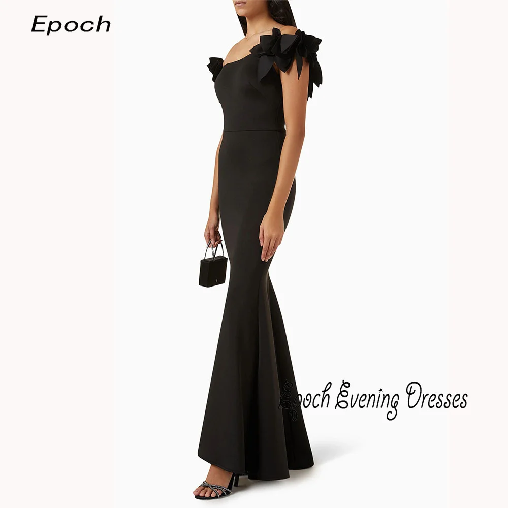 Epoch Formal Evening Dress فساتين مناسبة رسمية Arabia Off Shoulder Mermaid Solid Cocktail Party Prom Gown For Sexy Women 2024