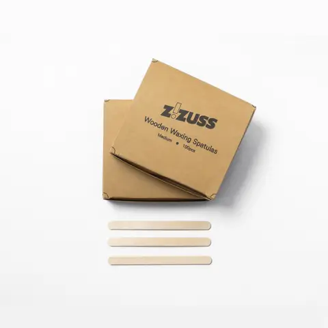 ZIZUSS 왁싱 재료 우드 스파츌라 M 100개 ZIZUSS 왁싱 재료 우드 스파츌라 M 100개
