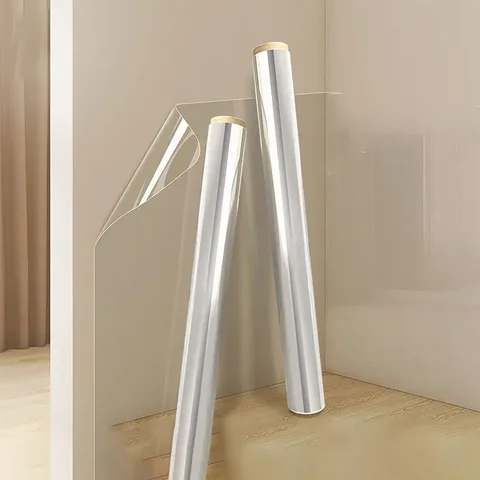 45cm Transparent Electrostatic Adsorption Protective Film for Kitchens Oil-Proof Wall Stickers Home Decor Wallpaper