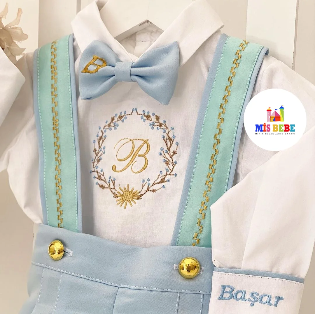 4-Pcs baby boy set clothing personalized outfit custom baby clothes winter spring birthday costume