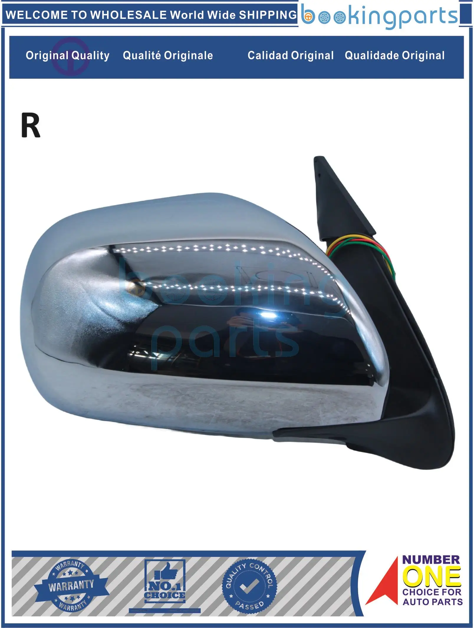 Mirror For TOYOTA HIACE 09 [ELECTRIC ADJUST W/O LAMP] [RHD],hiacemirror09R,MX248,8791026430,8791026451