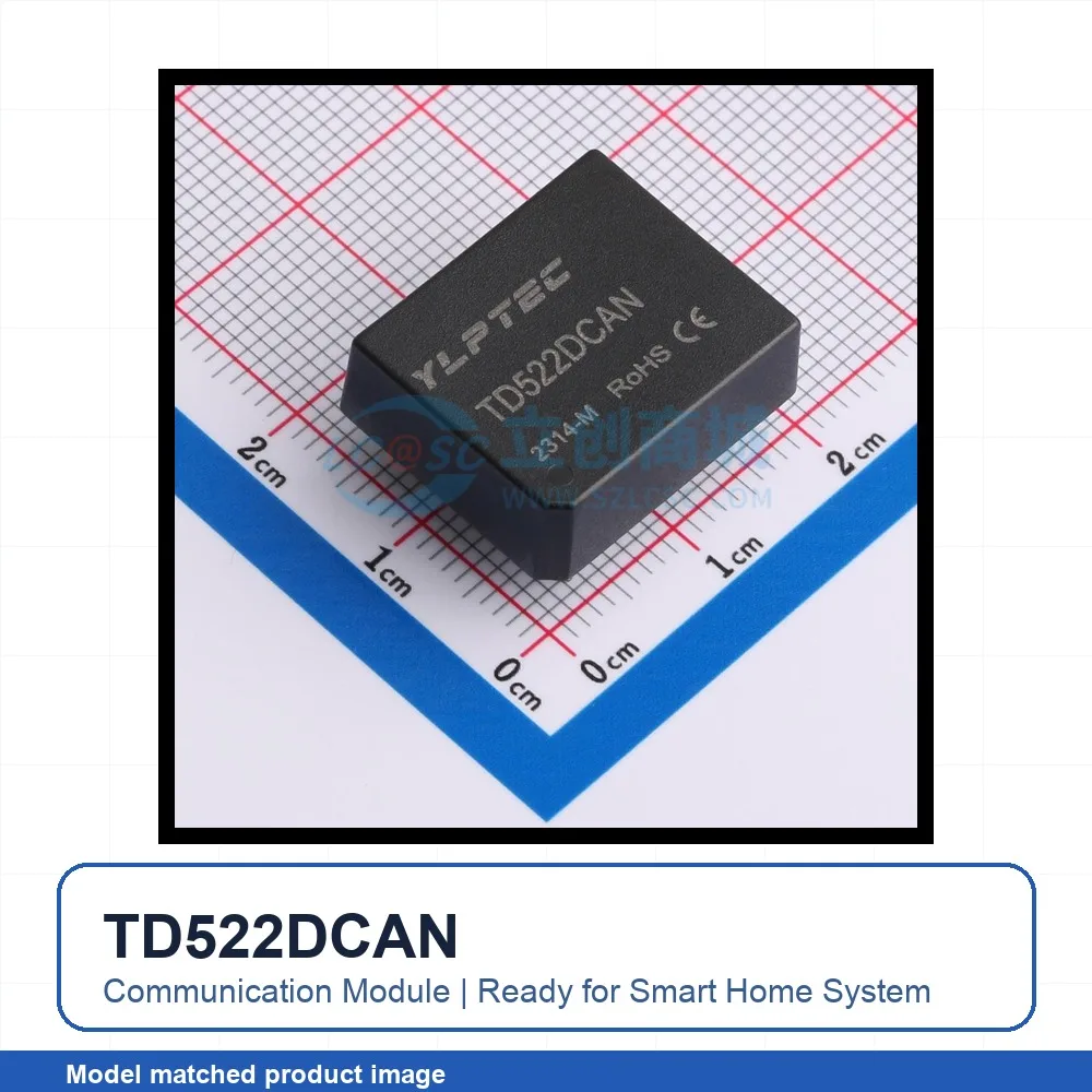 2pcs TD522DCAN DIP-12 CANinterface 1Mbps 4.75V 5.25V CAN Bus Communication Module for Smart Home System