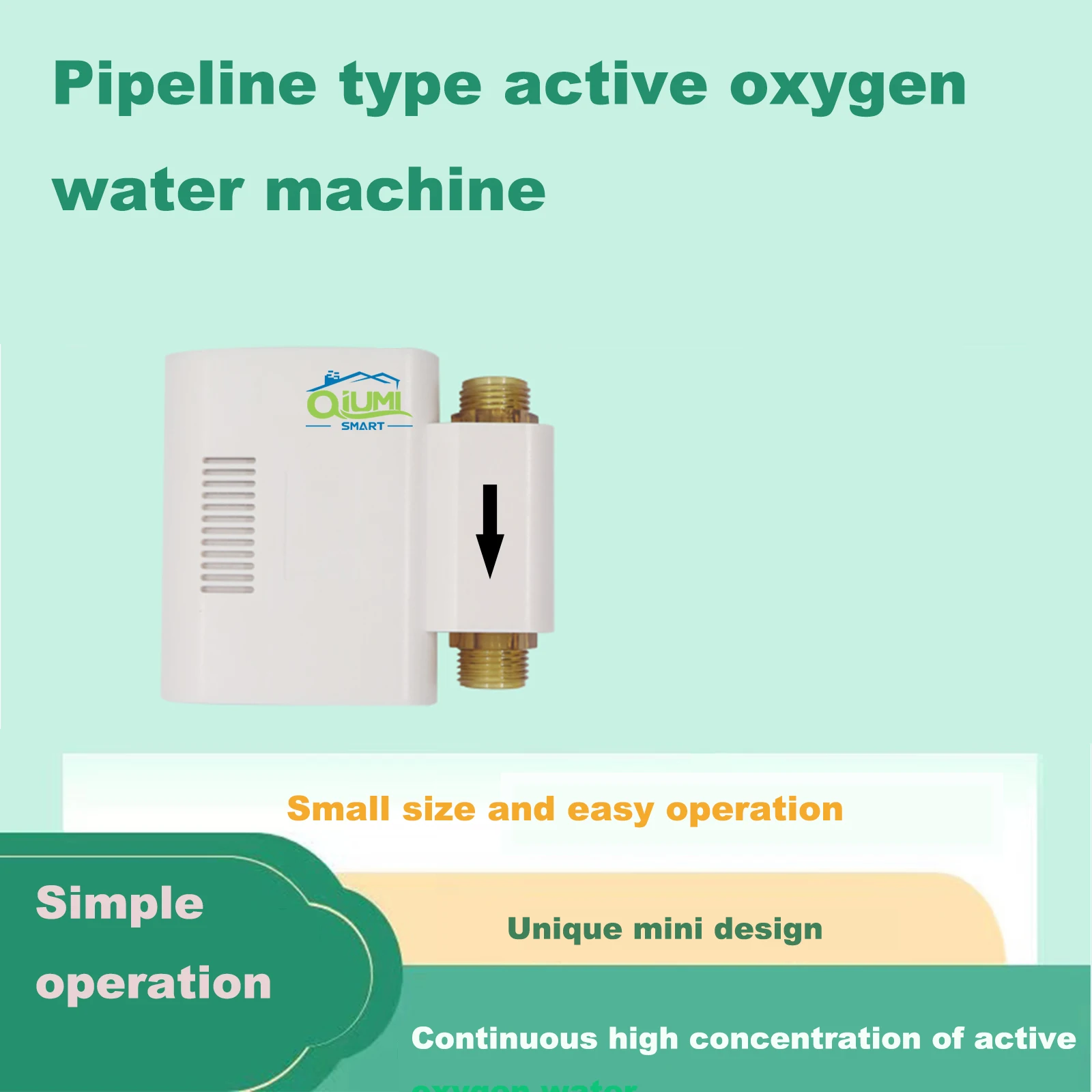 Qiumi Instalación de calentador de agua de ozono inteligente doméstico, generador de ozono Especial para lavar mach