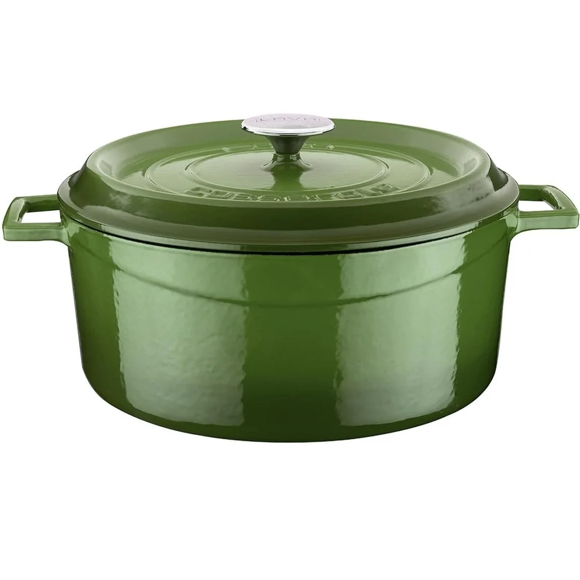 Round Enamel Coated Cast Iron Casserole Pot 28 cm (11 in) 6.71L (7.09 qt) for Healthier and Delicious Meals