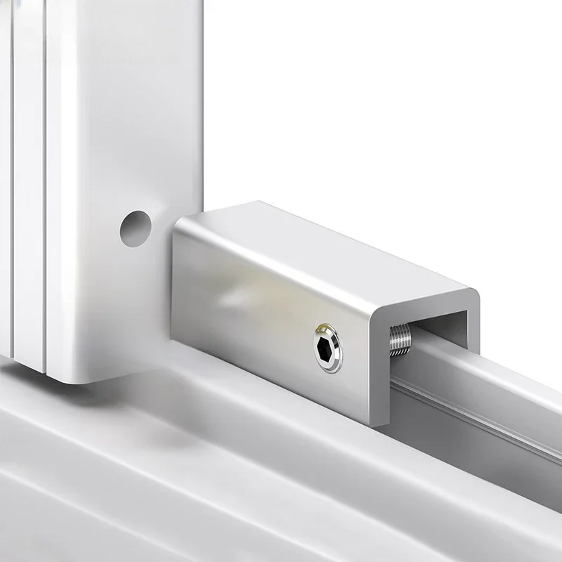 Bouchon de verrouillage de fenêtre coulissante, serrure de porte antivol, sans poinçon, en alliage d'aluminium, serrures de sécurité pour bébés, enfants et animaux domestiques