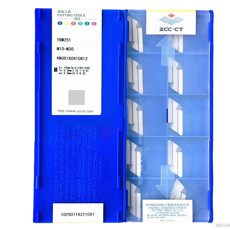 

ZCC.CT KNUX160405R11 KNUX160405L11 YBC251 YBC252 KNUX160410R11 KNUX160410L11 YBC251 YBC252 Carbide Turning Inserts CNC Tools