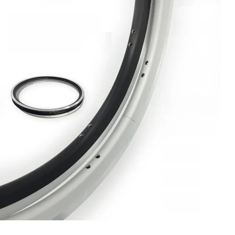 AliExpress Litepro 349 Bicycle Double Layer Rims 16 Inch 1 - 3/8 For Brompton Folding Bike Aluminum Alloy CNC Rim Black Silver 16 20 24 28 36 Hole