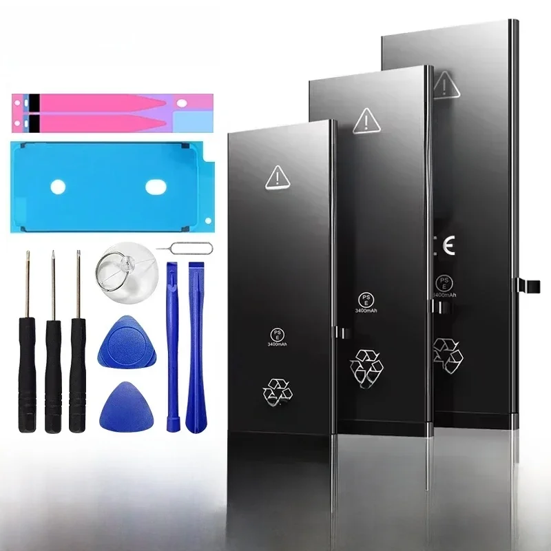 AliExpress XDOU Zero-cycle High-quality Battery For iPhone SE 5 6 6S 5S 7 8 Plus X Xs Max Xr 11 Pro Mobile Phone With Free Tools Sticker