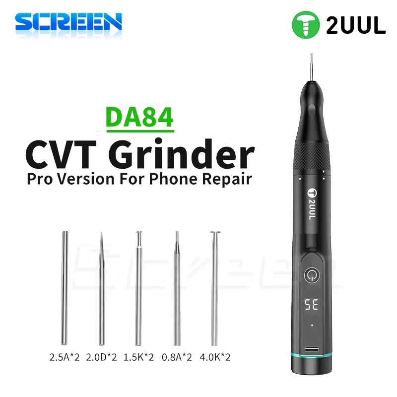 2UUL DA84 CVT Grinder Pro Version For Phone Repair Multi-function Mini Electric Grinder IC Chip  Polishing Disassembly Tools