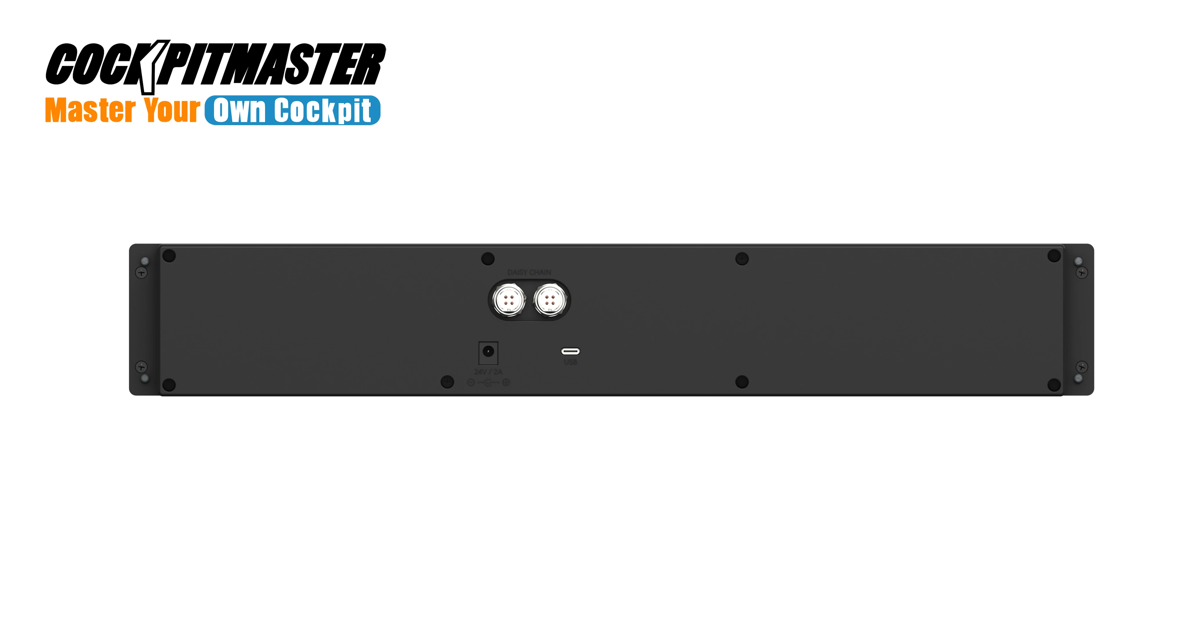 Panel de vuelo COCKPITMASTER Boeing 737NG MCP - Réplica a escala completa, USB Plug & Play, Compatible con PC/MSFS/X-Plane