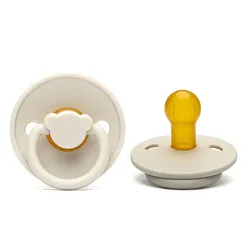Erduo Baby Pacifiers with Natural Rubber Latex Round Nipple Comfort for Newborns Baby Things Gift Infant Sucking Soothie Dummy