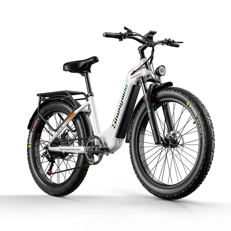 Sheng milo mx06 Stadt Elektro fahrrad 1000w Stadt fahrrad Fett Fahrrad Elektro 26 "E-Bike 48v 10.4ah Batterie Erwachsenen E-Mountainbike