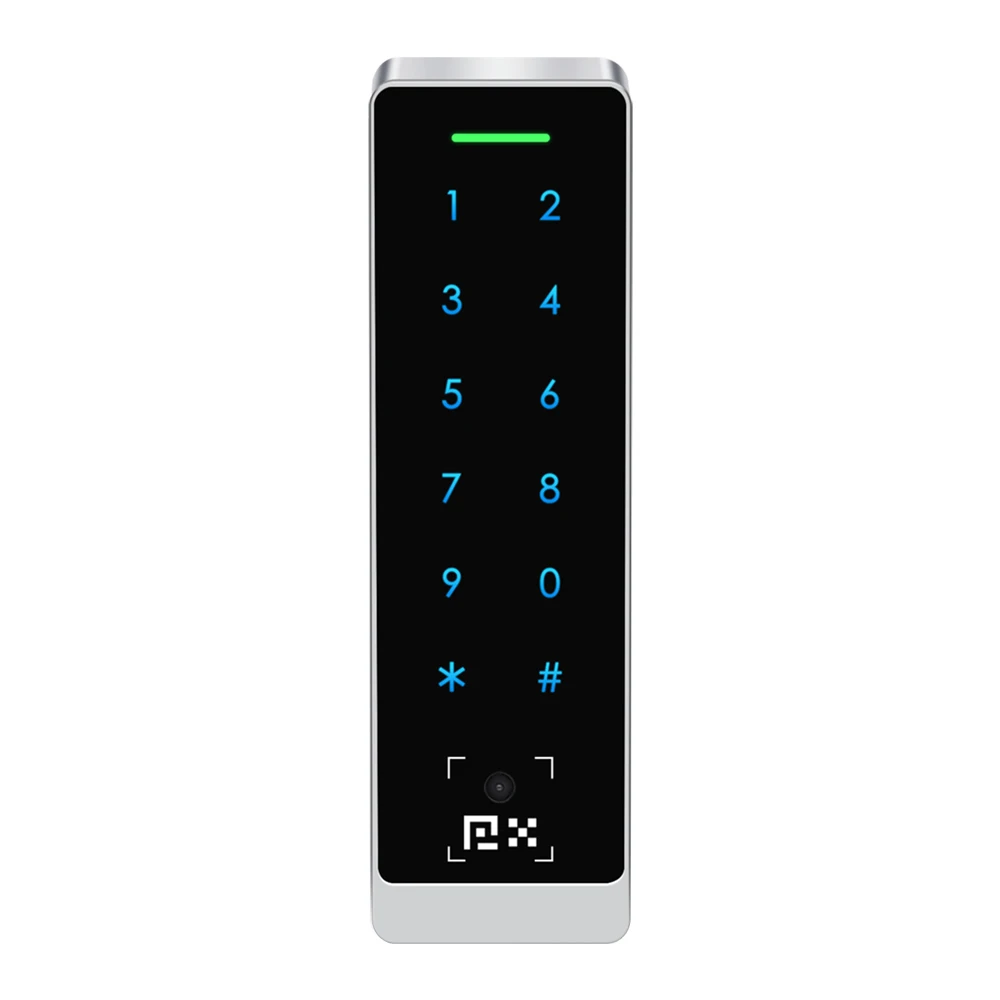 Leshine 125KHz QR Code Reader Access Control Touch Keypad Wiegand RS485 EM MF Card PIN Bar Code NFC IP66 Waterproof