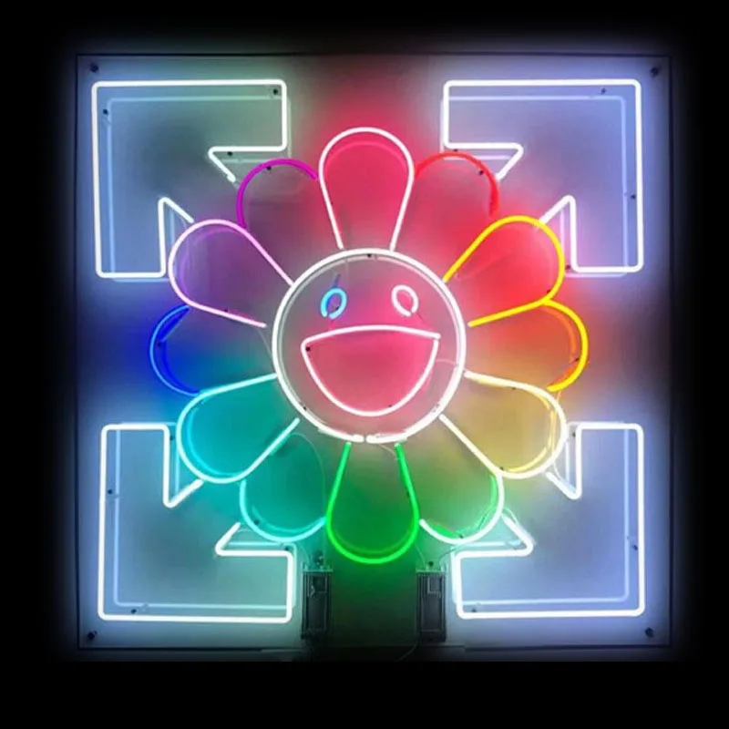 

Neon Sign Light The Sun Smi Face Neon Signs Beer Bar Pub Party Store Home room Wall Decor Sun Flower Lighting Neon Light Anime