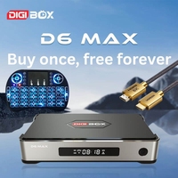 [Genuine] DIGIBOX D6 MAX Android TV Box Hot Sell in Japan,USA, Compatible Upgraded from D3 PLUS, Similar to EVPAD 11P Function