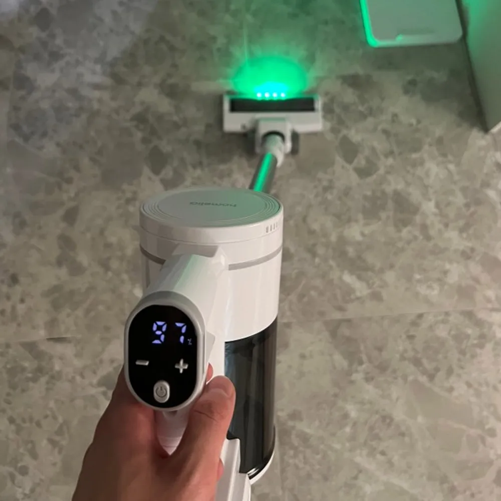 المكنسة الكهربائية اللاسلكية Homelia - عصا يدوية BLDC خفيفة الوزن للغرف الصغيرة