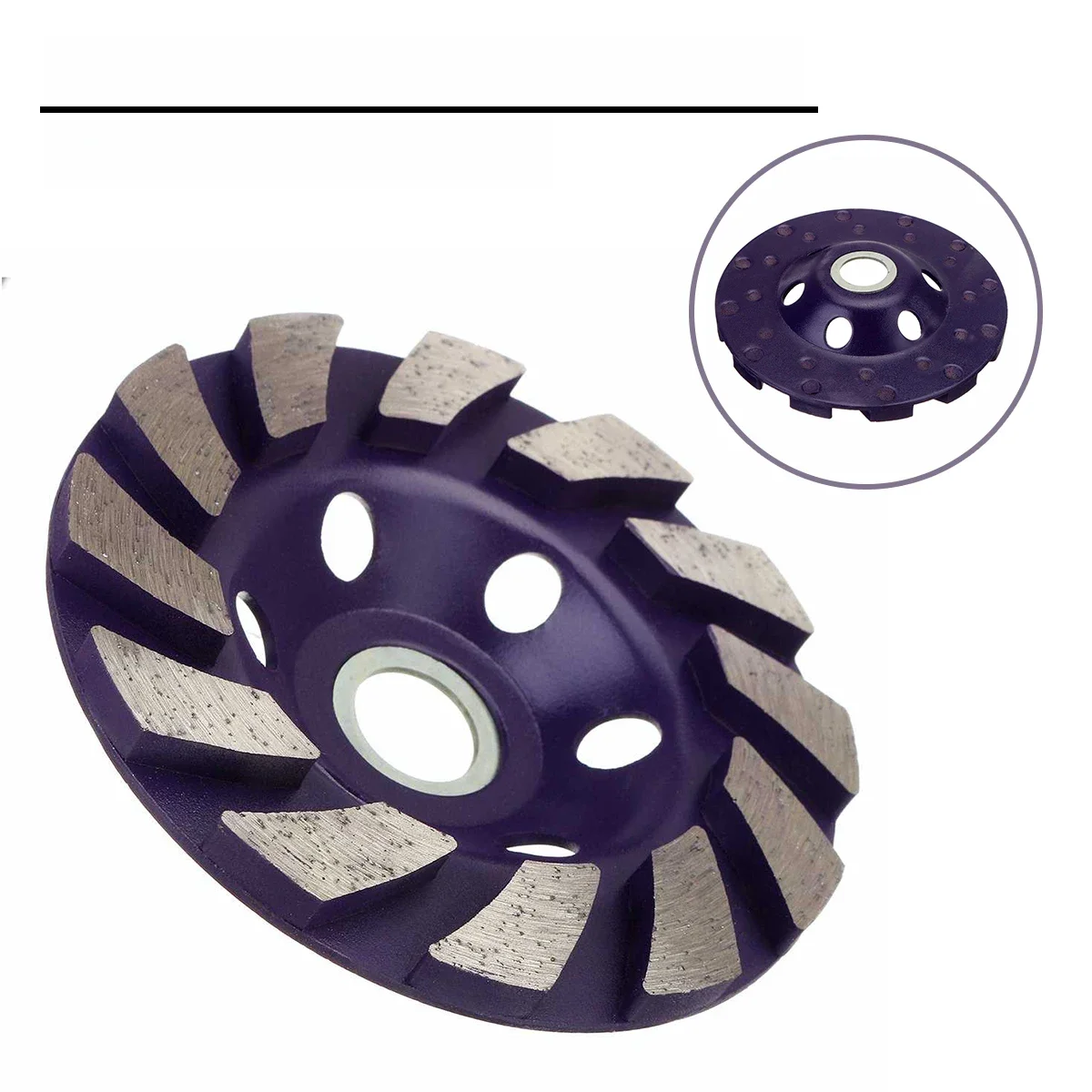 1 pçs 4 "100mm diamante roda de moagem disco forma tigela copo de moagem pedra concreto granito