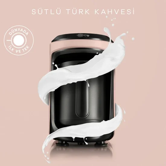 Hatır Hüps Milk Turkish Coffee Machine Pearly Pink