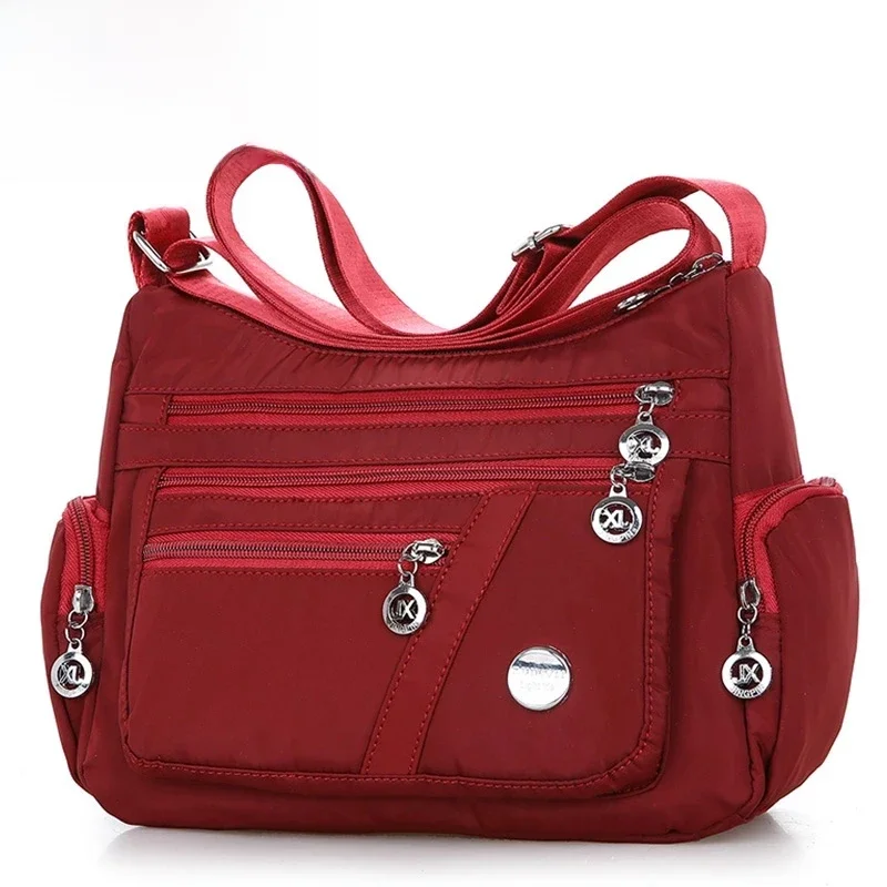 Yogodlns moda damska torba na ramię wodoodporna nylonowa torba typu Oxford Crossbody torebki torby podróżne o dużej pojemności torebka — zdjęcie 2