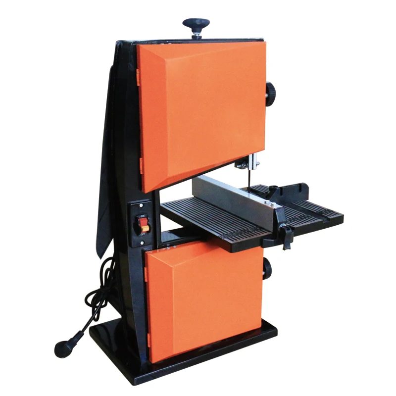 8 Inch 350W Woodworking Band Sawing Mills Vertical Band Saw Channel Steel Vertical Saw Cutting Band Sawing Machine 220V