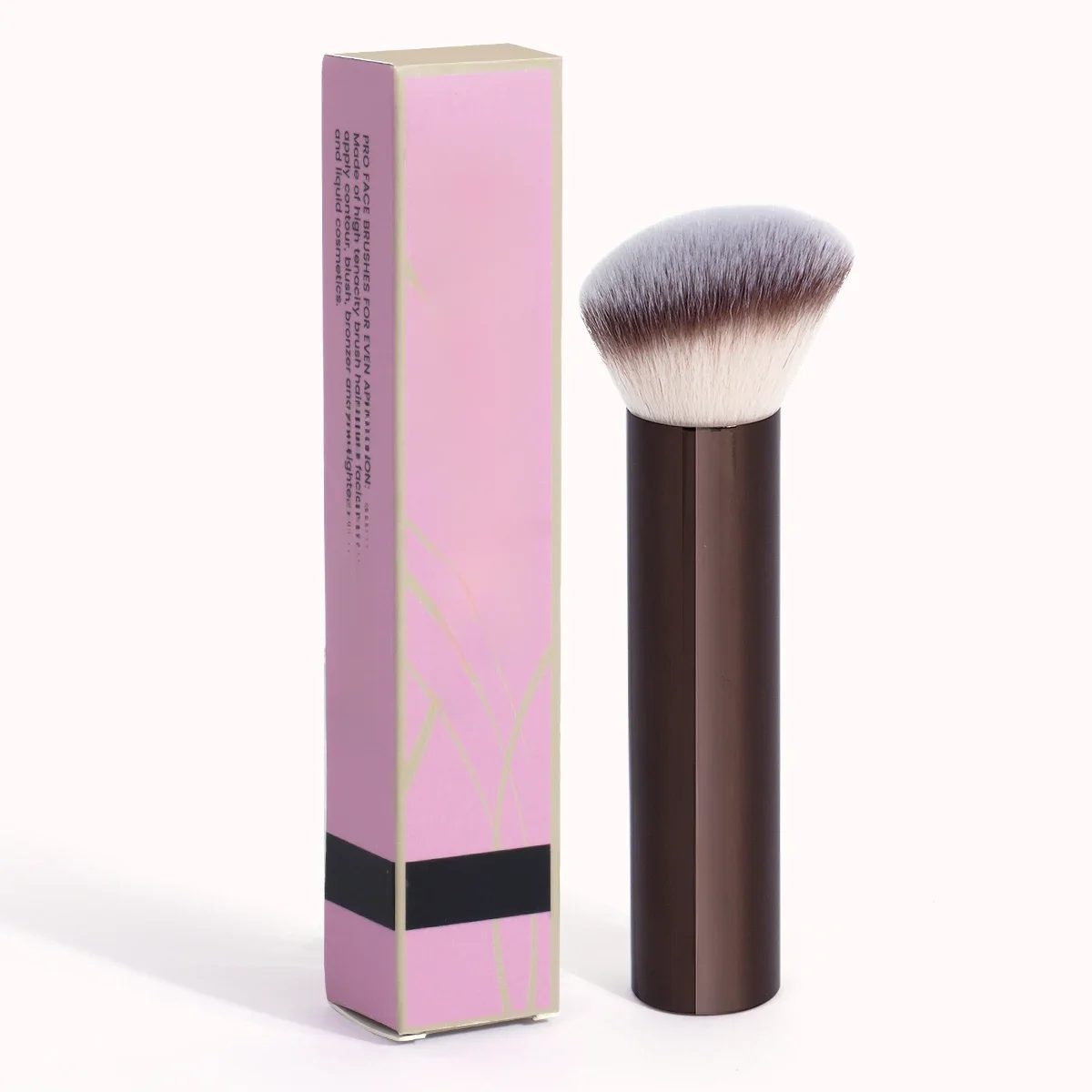 MAANGE 1 pièces fond de teint pinceau de maquillage correcteur Oblique Blush liquide polissage mélangeur brosse cheveux Dense pinceaux de maquillage du visage outil