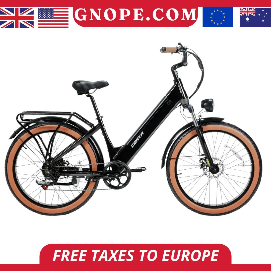 CEAYA AZ26 Electric Bike 1000W 26Inch Urban City Electric Bike 48V20AH Battery e bike Fat Tyres E-Mountain Bicycle