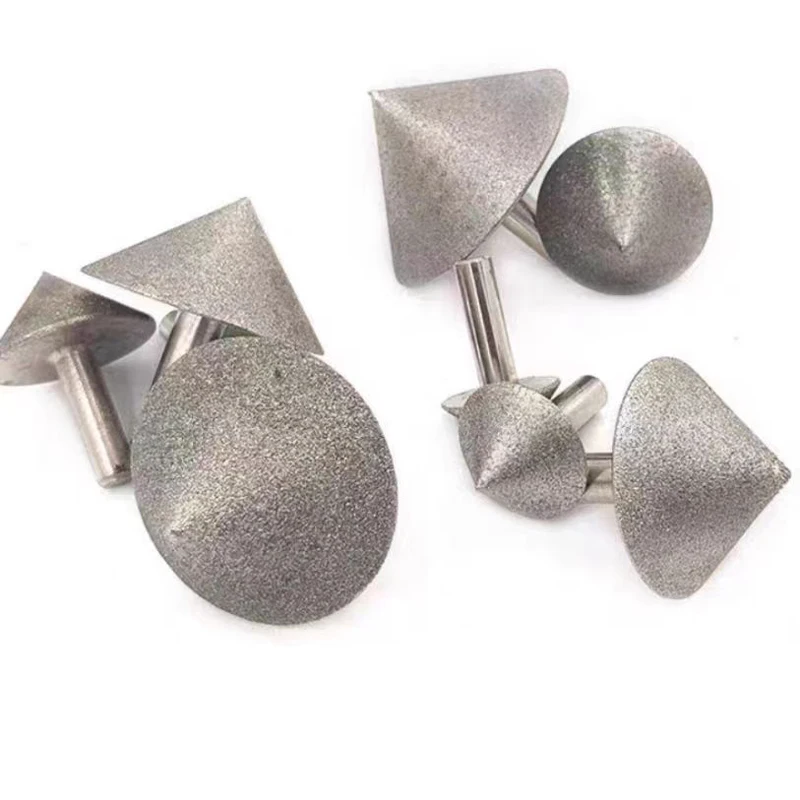 Conical Grinding Head Glass Chamfering Tool Jade Bracelet Tile Hole Enlargement Drill Bit Stone Ring Chamfering Knife