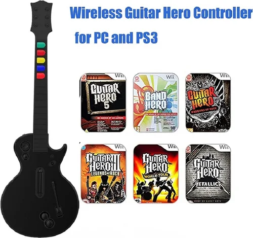 Imagen 2 del producto DOYO-controlador de Gamepad de guitarra Hero con correa para PC, PS3, Clone, Rock Band, juegos, mando a distancia, Joystick, consola