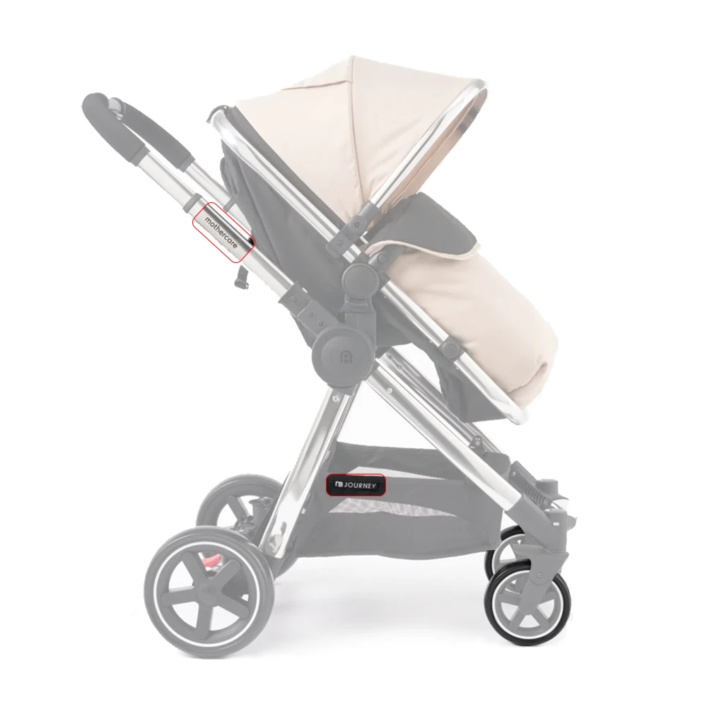 إطار عربة الأطفال للعناية الأم M Journery عربات التي تجرها الدواب عجلة أمامية مخصصة من البولي يوريثان غطاء إطار دون أنابيب مع فقي لتقوم بها بنفسك استبدال الملحقات الطفل
