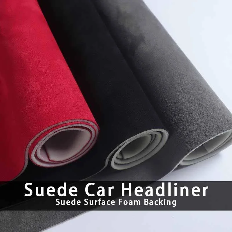 

Подкладка на крышу автомобиля, ткань, замша, ткань для автомобильного подголовника, пенопластовая основа, замена салона автомобиля, ремонт подкладки на потолок, 300x140 см