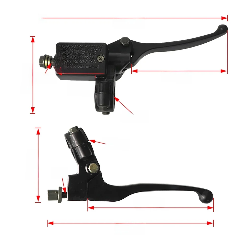 AliExpress Motorcycle Brake Pump Right Master Cylinder Hydraulic Brake Lever Left Clutch handle For Dirt Pit Bike ATV Quad Moped Scooter
