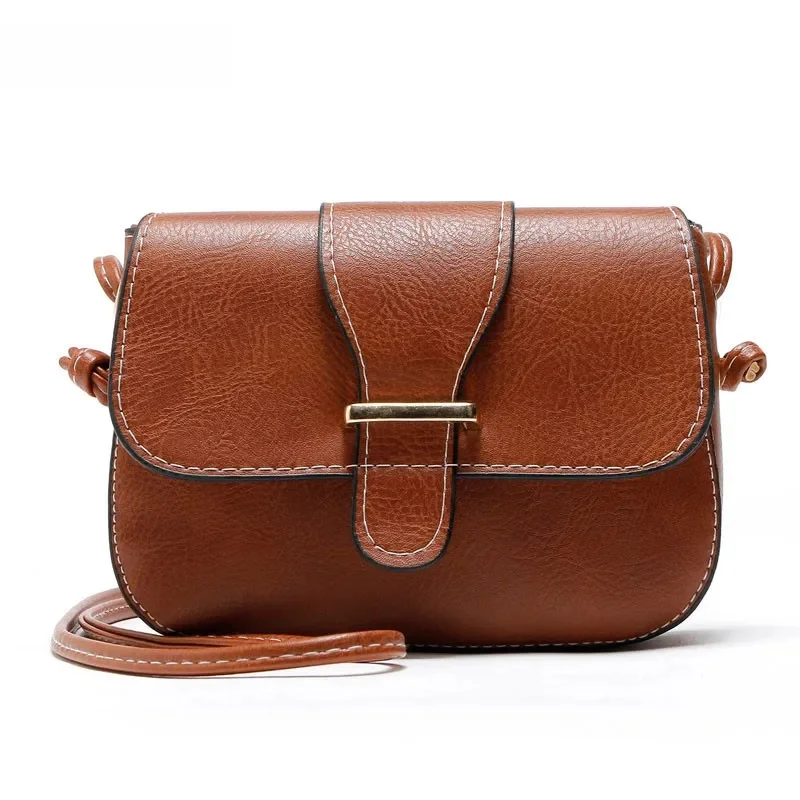 REPRCLA nowa przyjazd kobiet torby mały torebka Vintage na ramię Pu skórzane kobiety Messenger torby Crossbody projektant torebka damska — zdjęcie 2