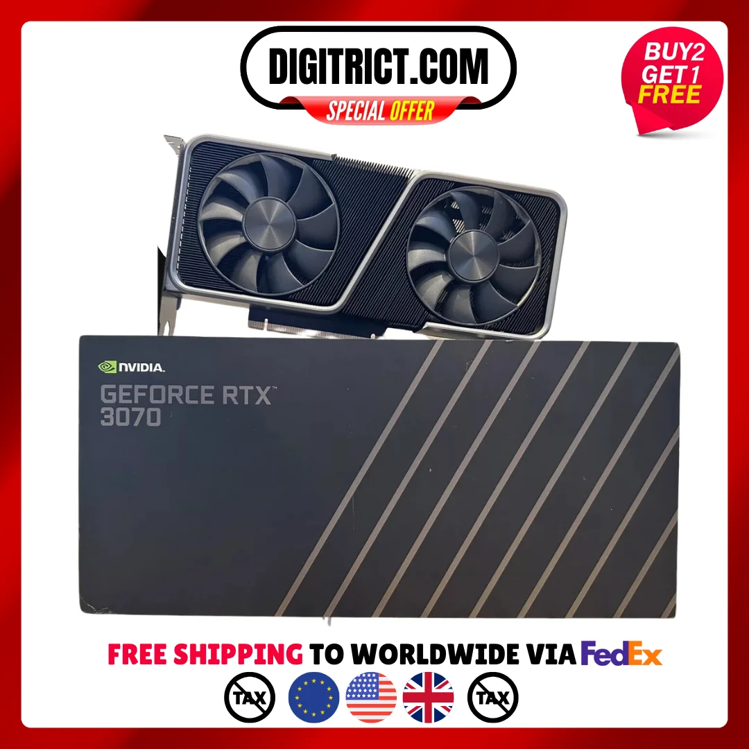 used NVIDIA GeForce RTX 3070 Founders Edition 8GB GDDR6 Graphics Card