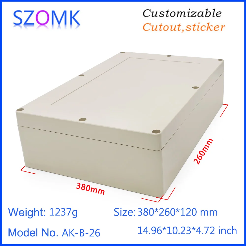 1Pcs Hot selling plastic enclosure box for electronics circuit board SZOMK IP65 waterproof housing device box