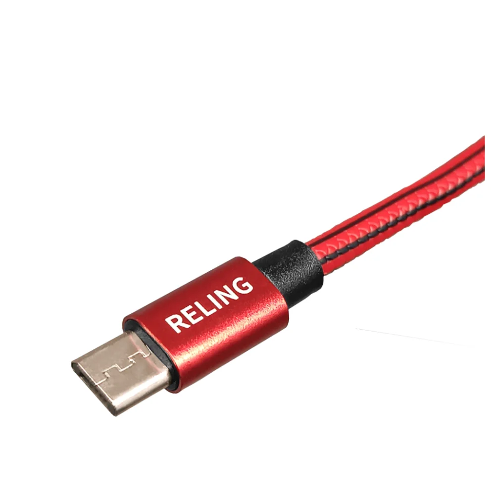 Cabo V8 para celular, 2.4a-1, metro, modelo re-cbo-6009