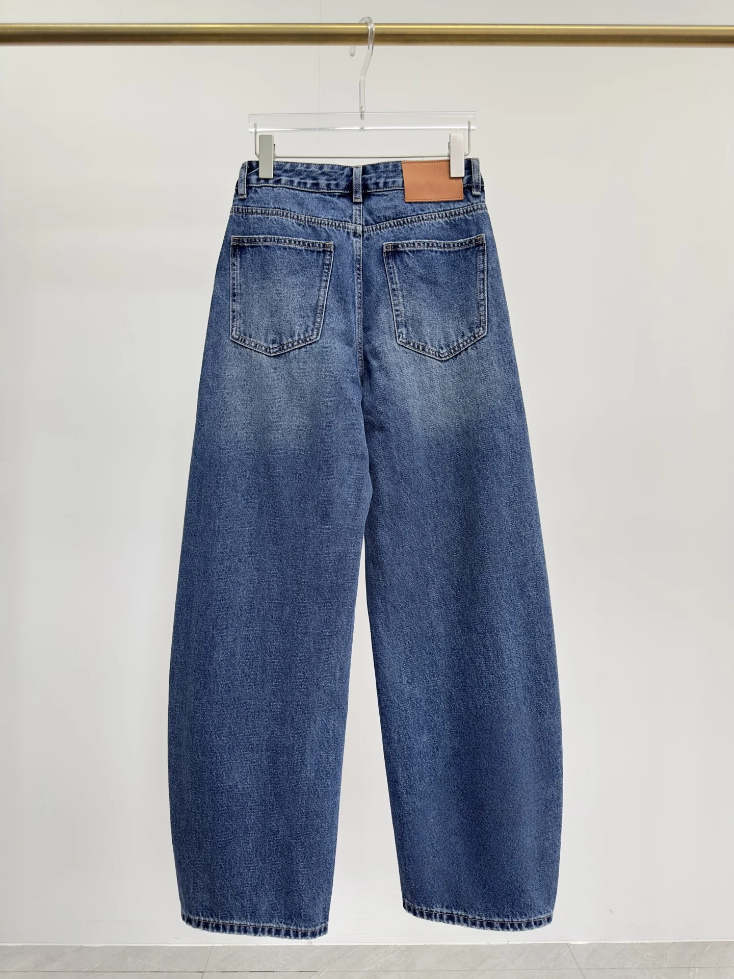 

2025 New jeans trousers pants solid cotton Fashionable Versatile SlimmingFigure-hugging winter autumn