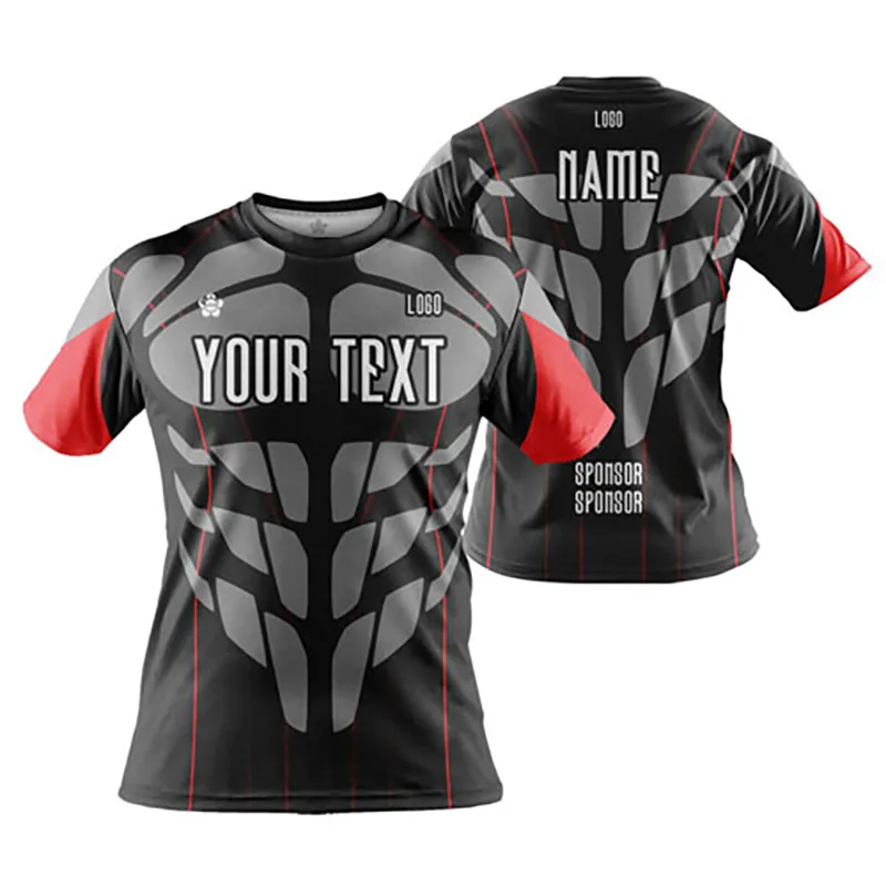 

Custom Funny Series Unisex Shirt Jersey Short Sleeve Uniform for Esports Running