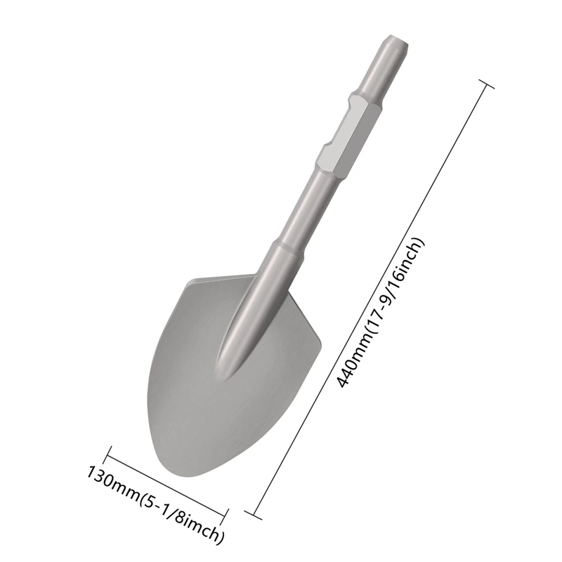Imagem -02 - Hex Shank Clay Scraping Shovel Scoop Breaker Bit Cinzel para Demolição Jack Hammers Ferramentas de Concreto Arenito Alvenaria